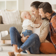 An innocent family interacting with their new robotic companion piBo, presumably about 30 seconds before he goes full “I, Robot” on their asses.